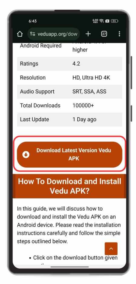 Download Vedu APK 1